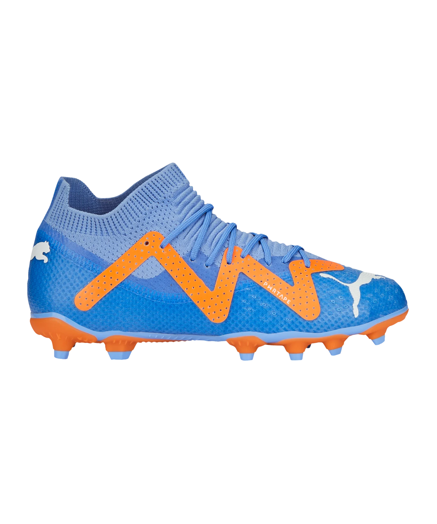 PUMA FUTURE Pro FG/AG Supercharge Kids Blau Orange F01