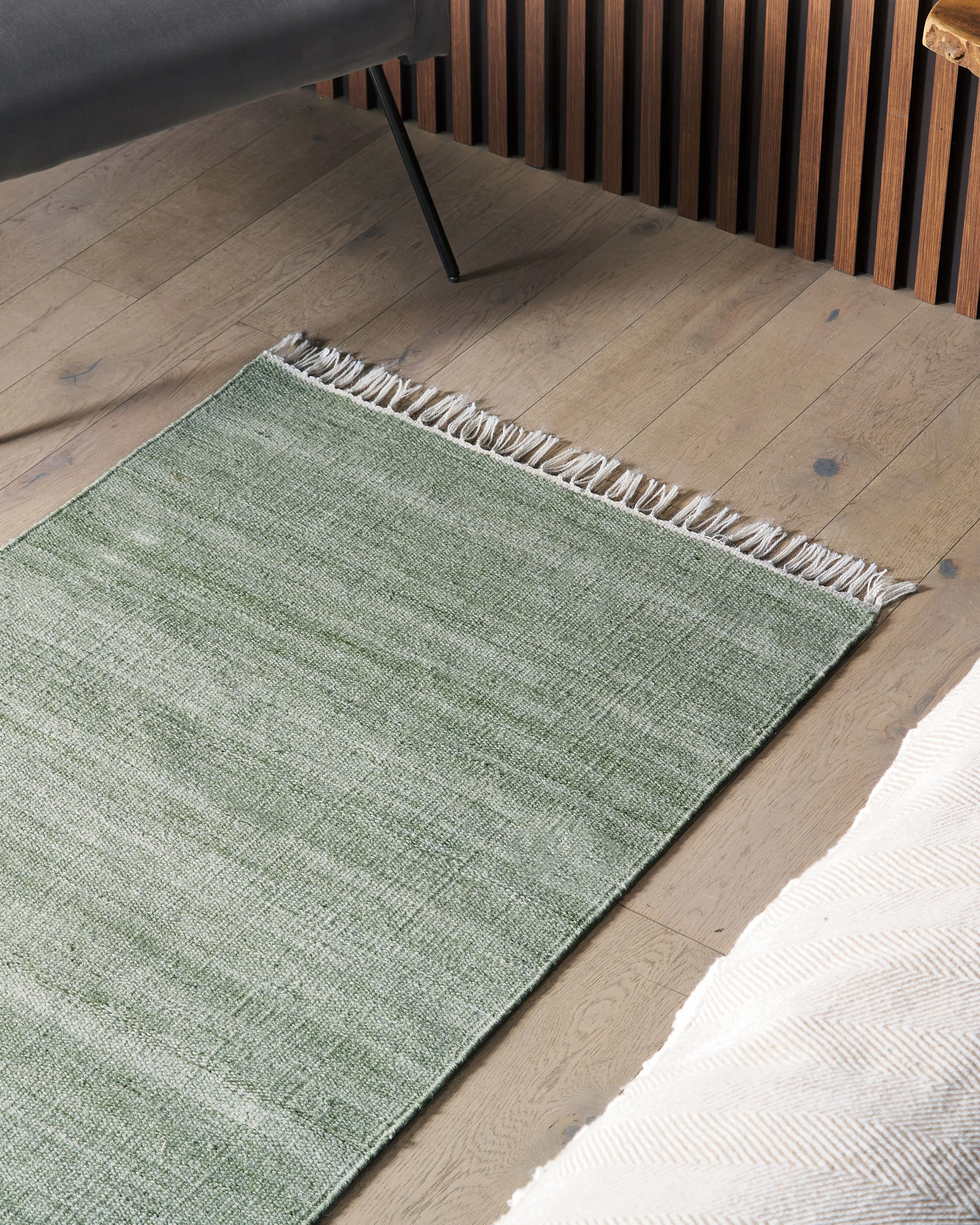 Vloerkleed MALHIA Lichtgroen 80 x 150 cm