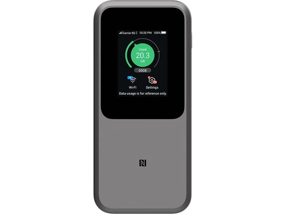 ZTE MU5120 - Mobilt hotspot - 5G LTE - 3,6 Gbps - Wi-Fi 5, Wi-Fi 6