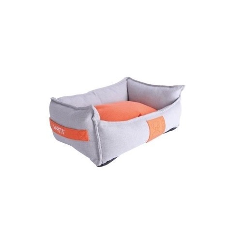 Cama para cachorro Cstore em linho laranja lua