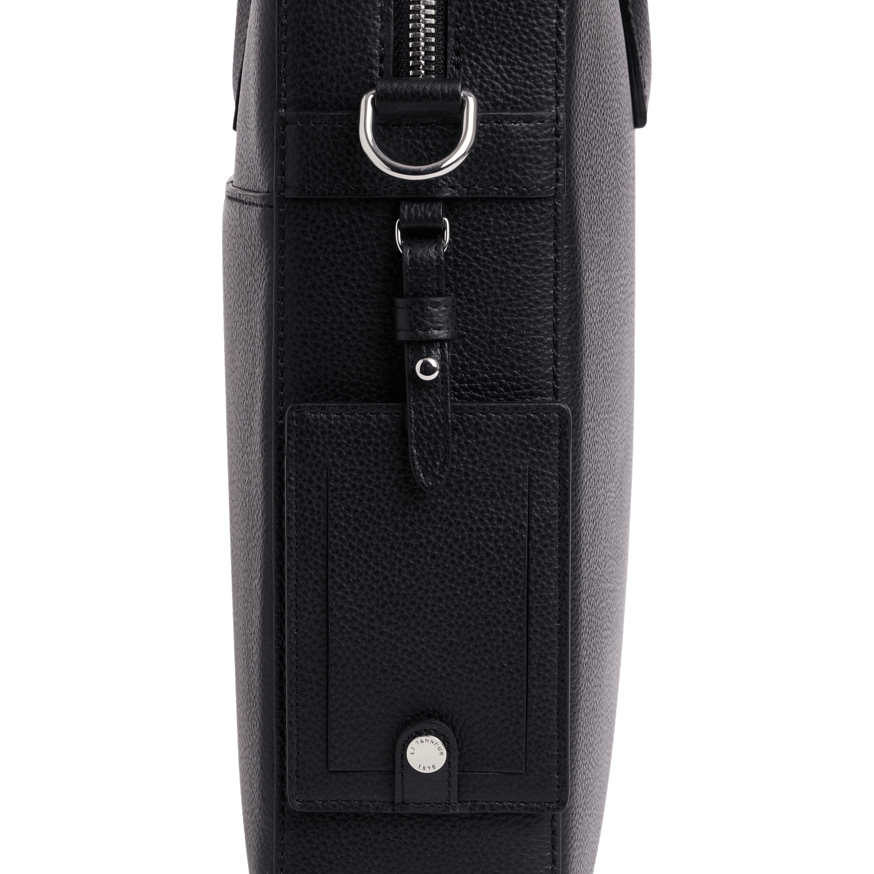 EMILE - Porte documents en cuir| Noir
