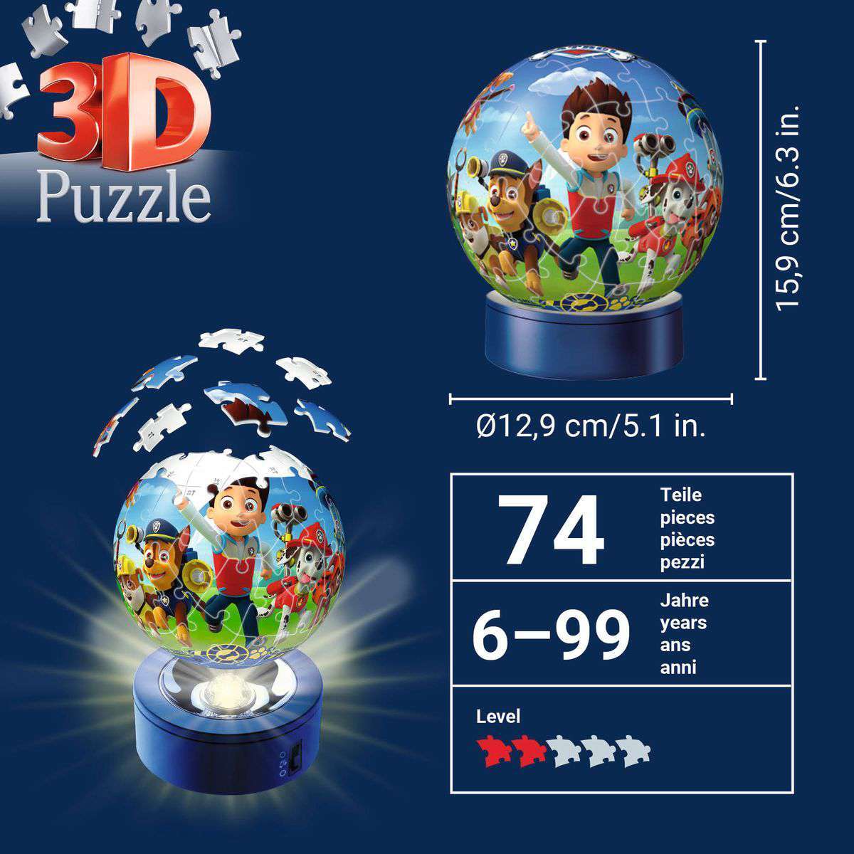 Ravensburger Spiel Nachtlicht Paw Patrol