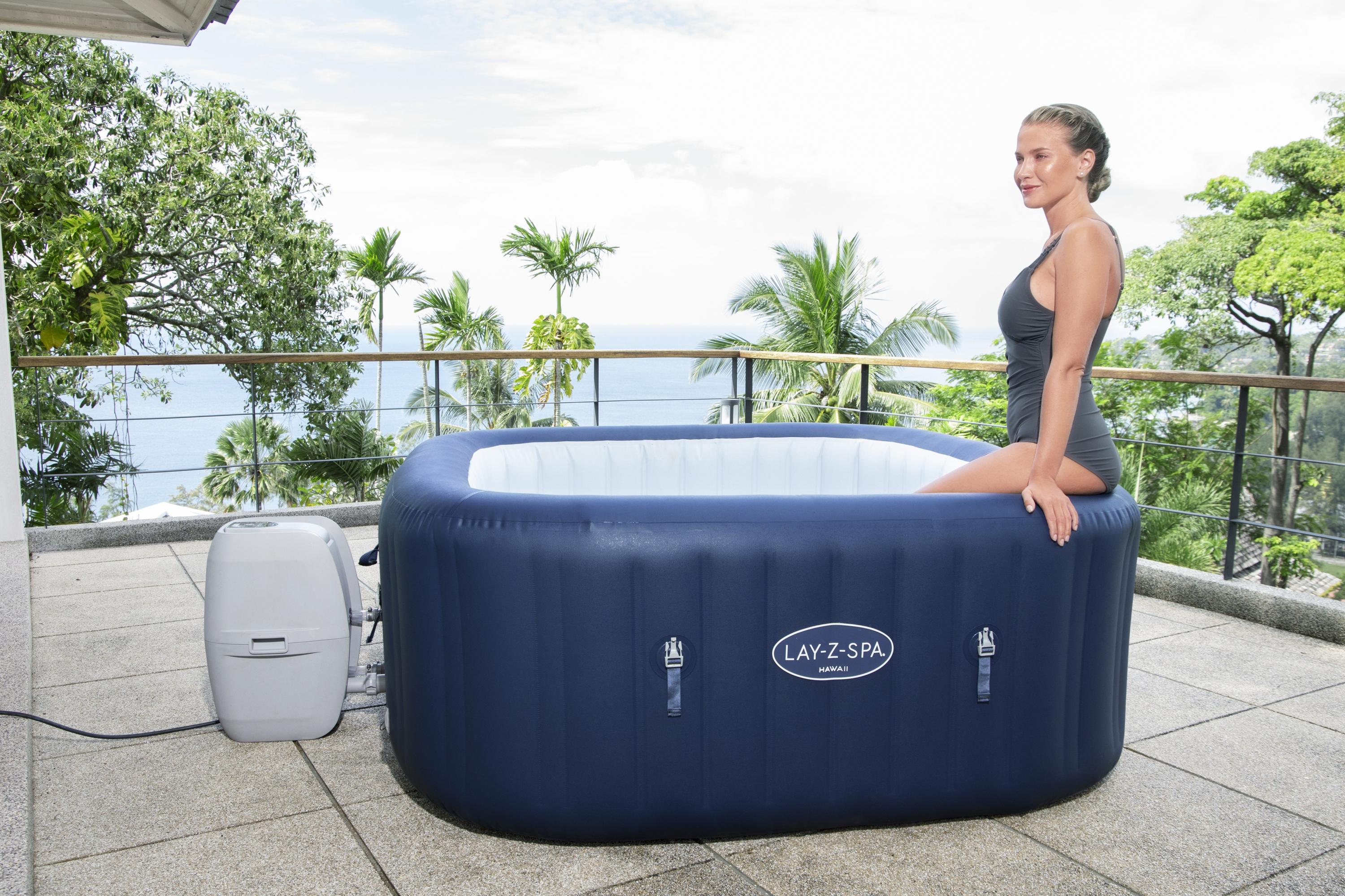 Bestway® LAY-Z-SPA® Whirlpool Hawaii AirJet™ 180 x 180 x 71 cm, eckig