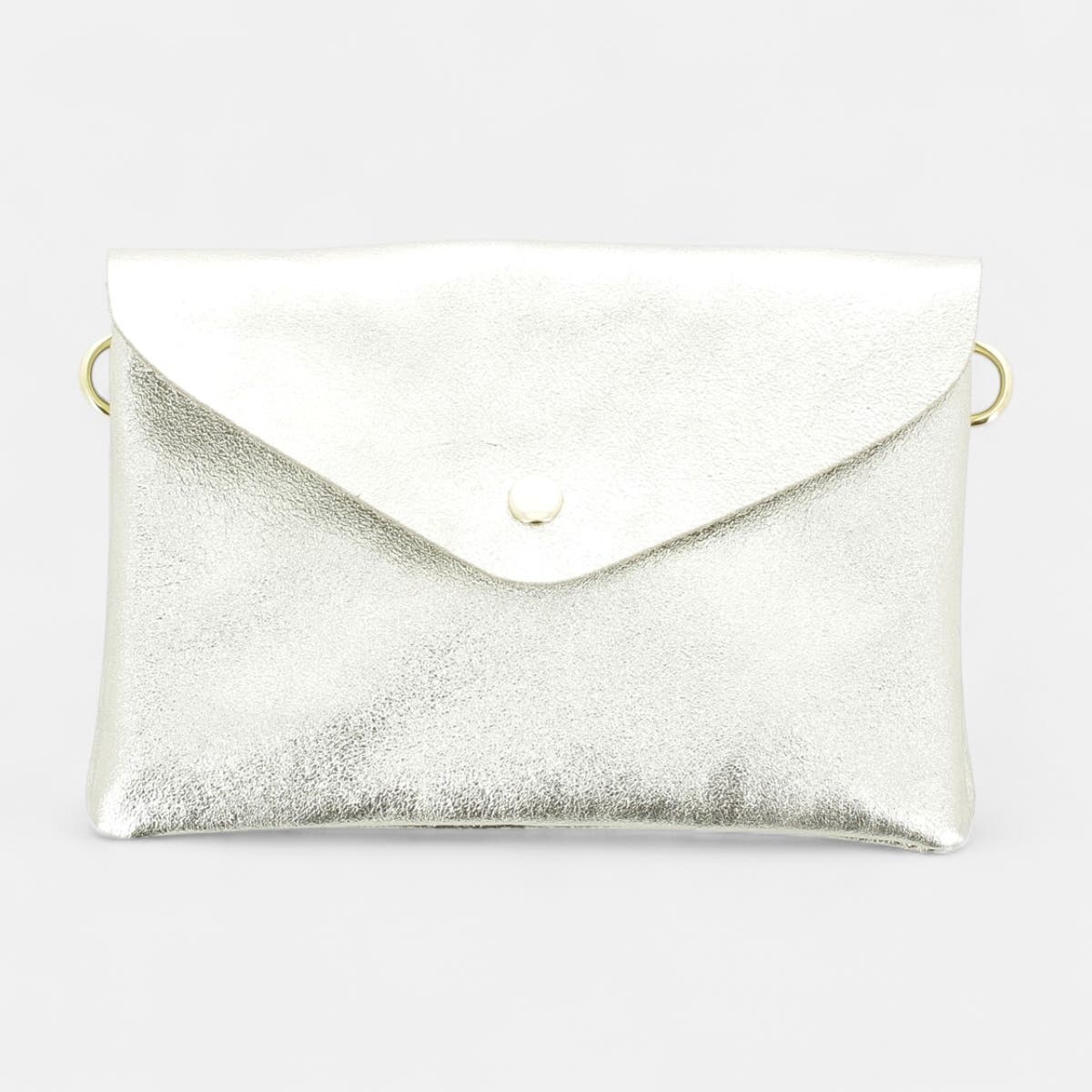 Sac bandoulière en cuir or