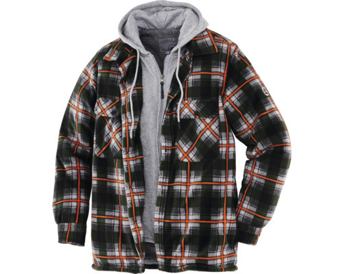 Terrax thermoshirt + capuchon, bosgroen, maat XL
