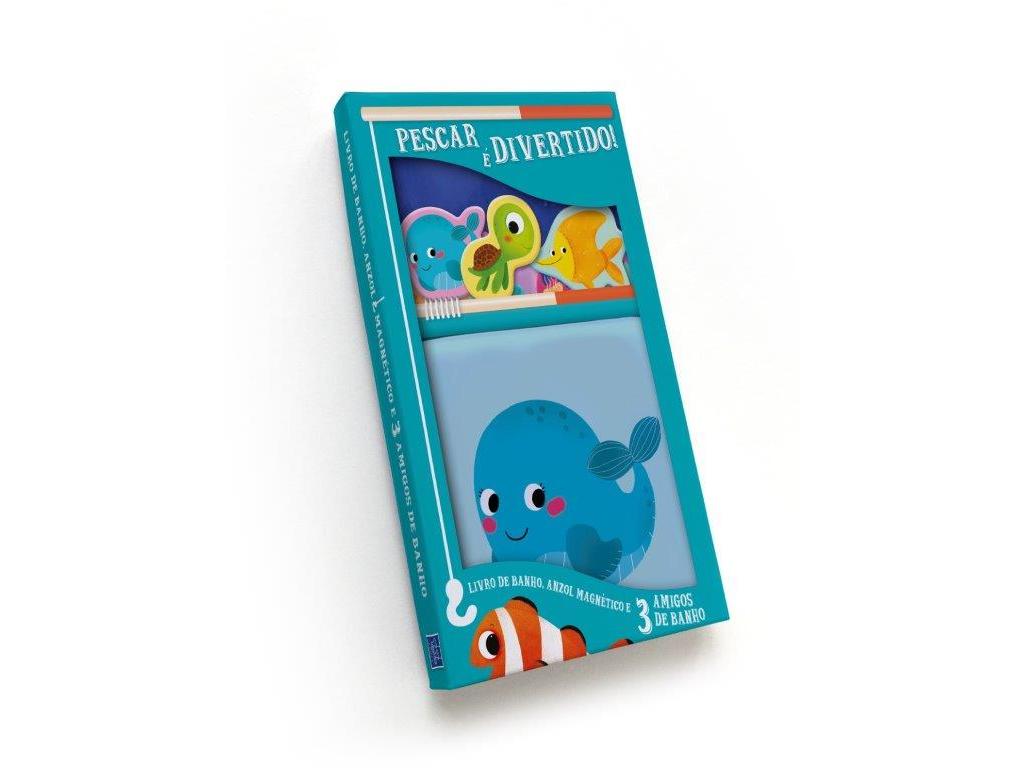 LIVRO PESCAR É DIVERTIDO BALEIA - AZUL