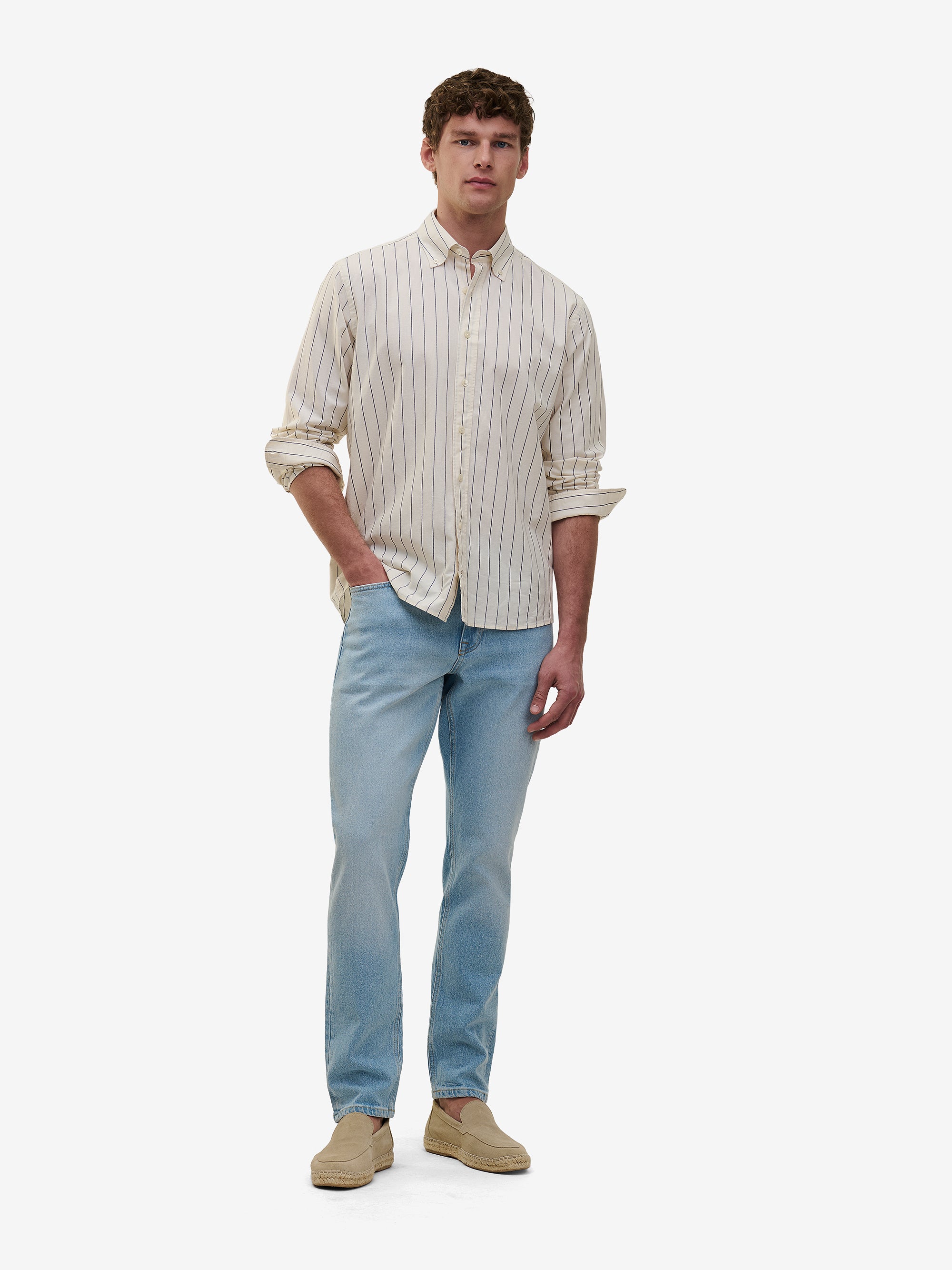 Yamane Heavyweight Denim Cotton-Stretch PA90108-LBL