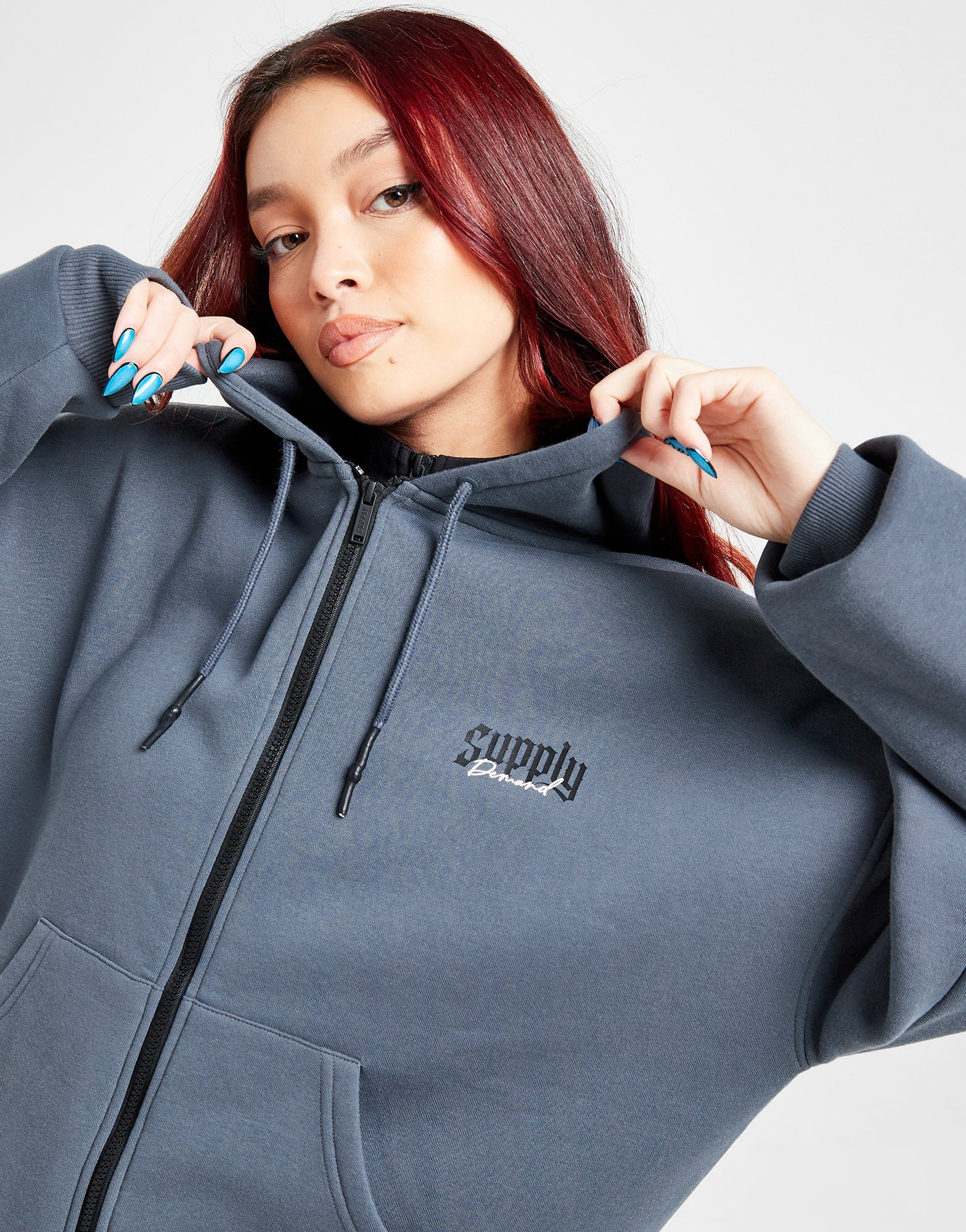 Supply & Demand Sweat à Capuche Zippé Roman Femme