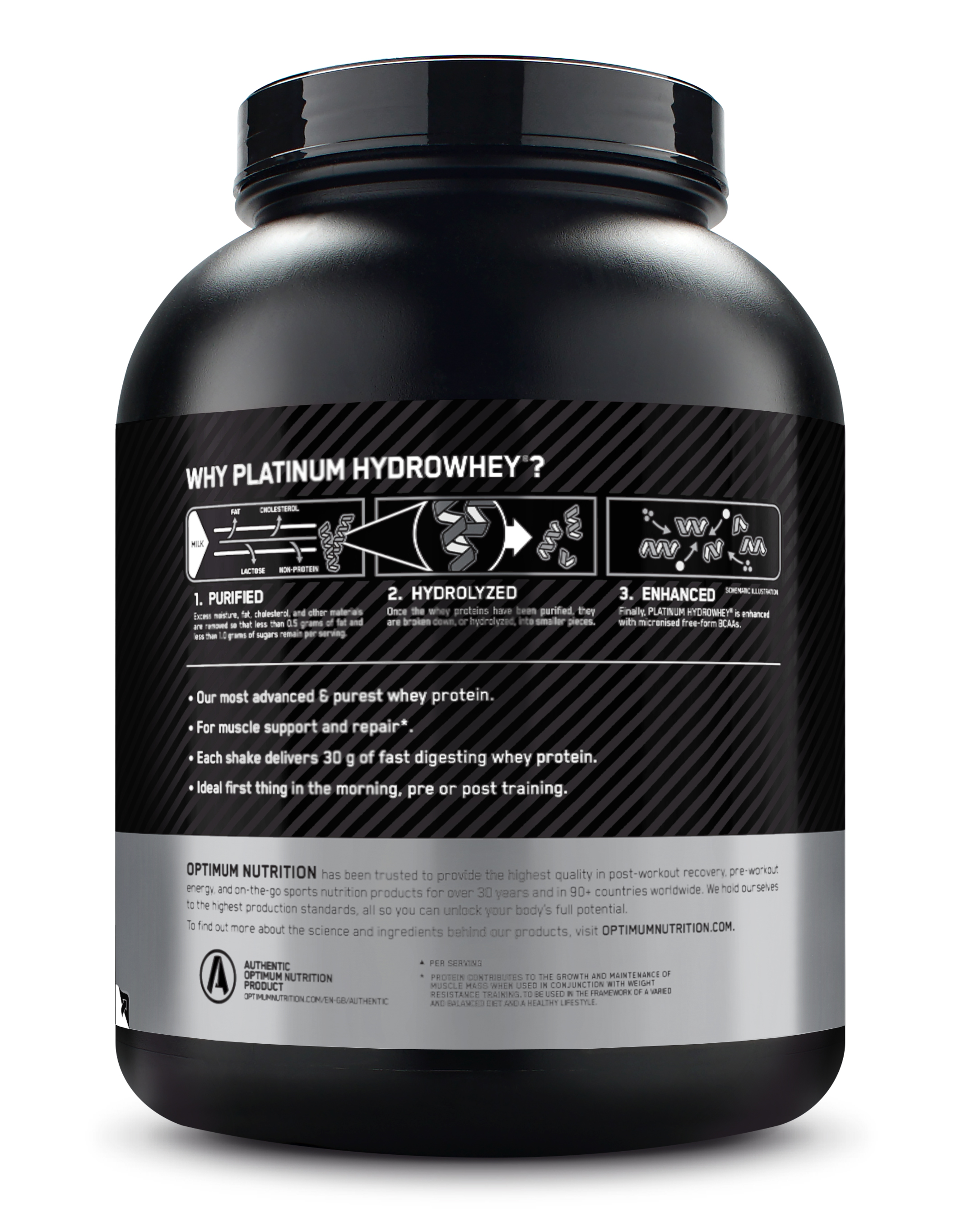 Optimum Nutrition HydroWhey Protein 1623 g Strawberry