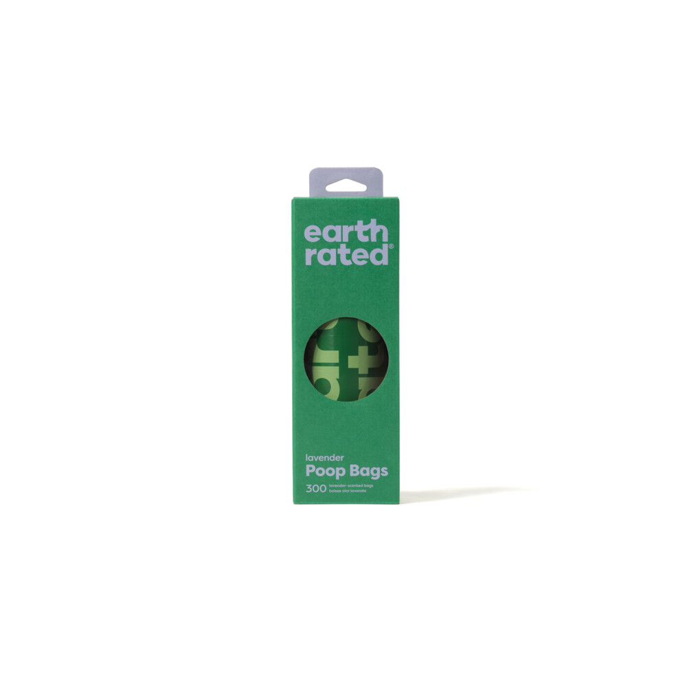 Earth Rated Eco Poepzakjes Dispenser Tissue Stijl Lavendel300 zakjes