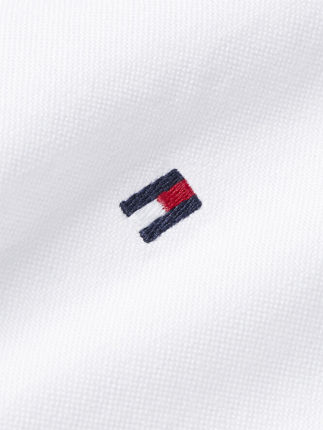 Tommy Hilfiger SOLID HERITAGE OXFORD RF SHIRT Optic white
