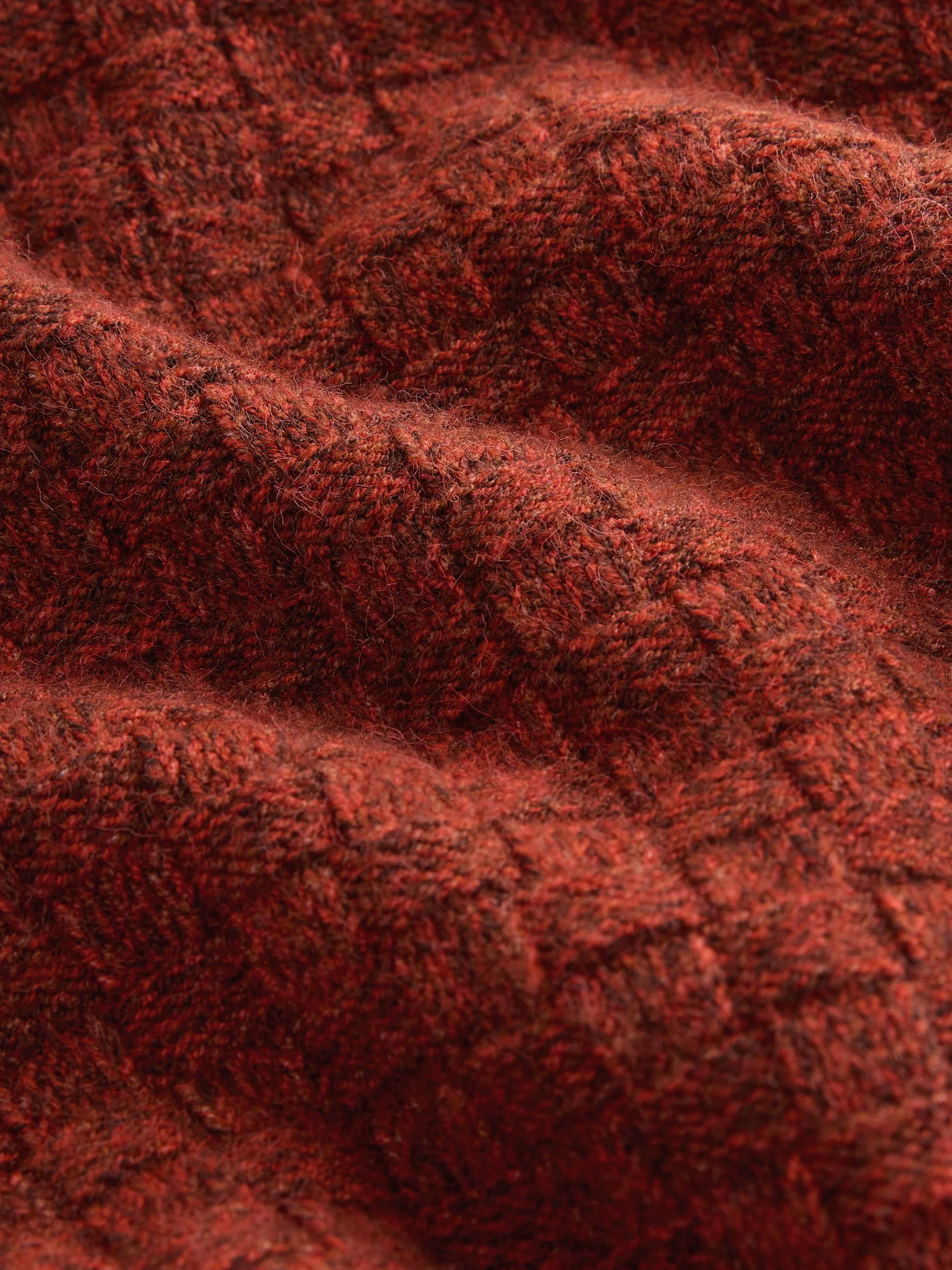 Roestrood - Regular Fit Textured Crew Neck Knitted Jumper