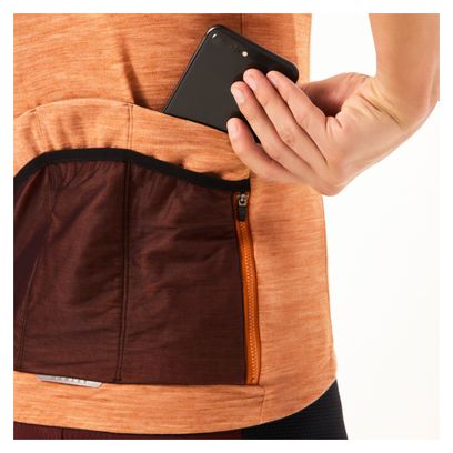 Maillot Manches Courtes Oakley Off Grid Orange/Marron