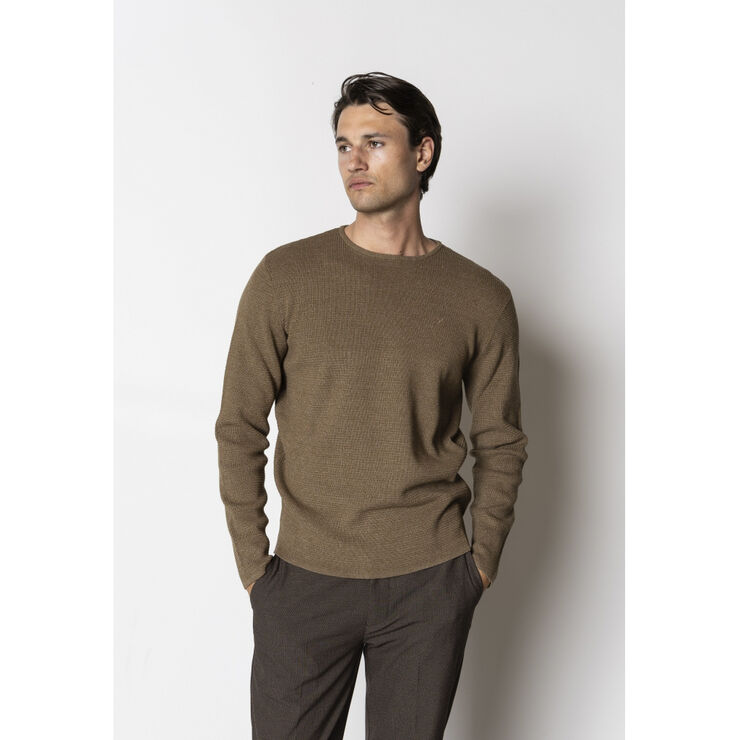Clean Cut Copenhagen Oscar knit Brown melangè