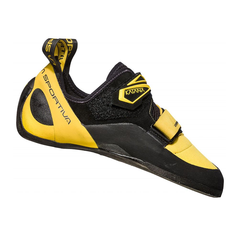 La Sportiva KATANA - Chaussons escalade Homme yellow/black