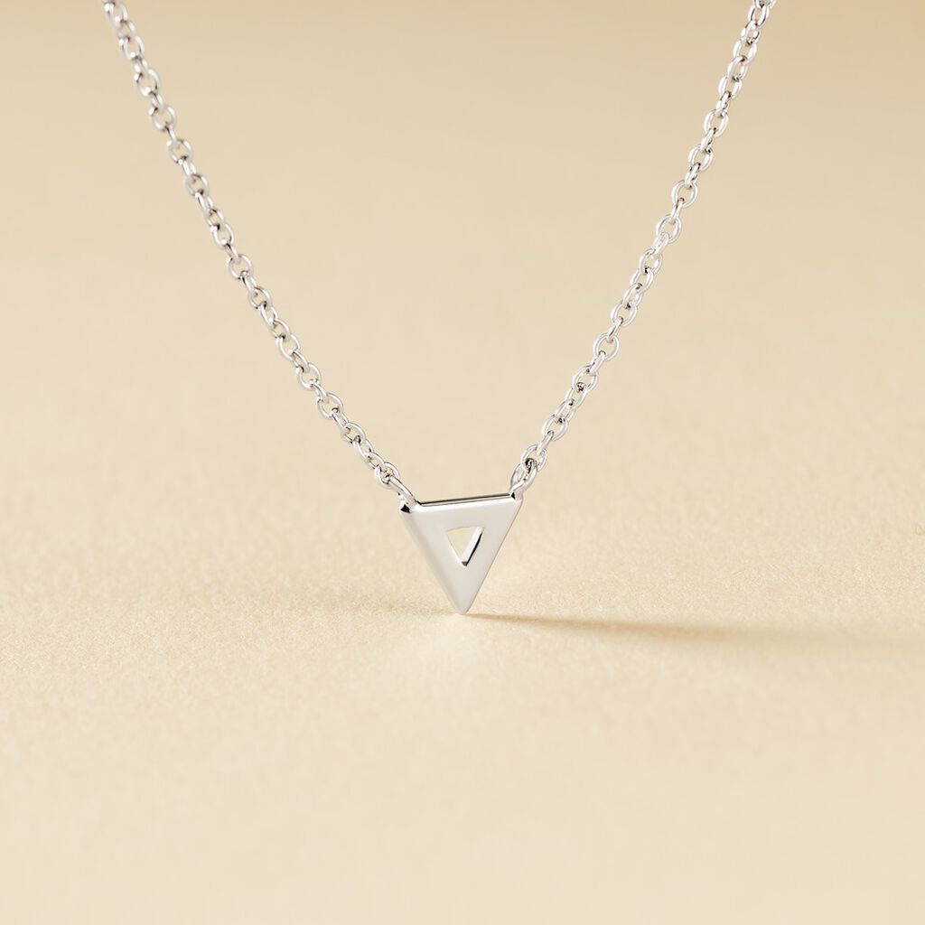 Collier Severine Argent Blanc