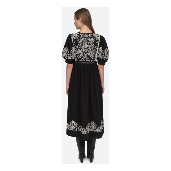 Sea NY Robe Brodée Cordera | Noir