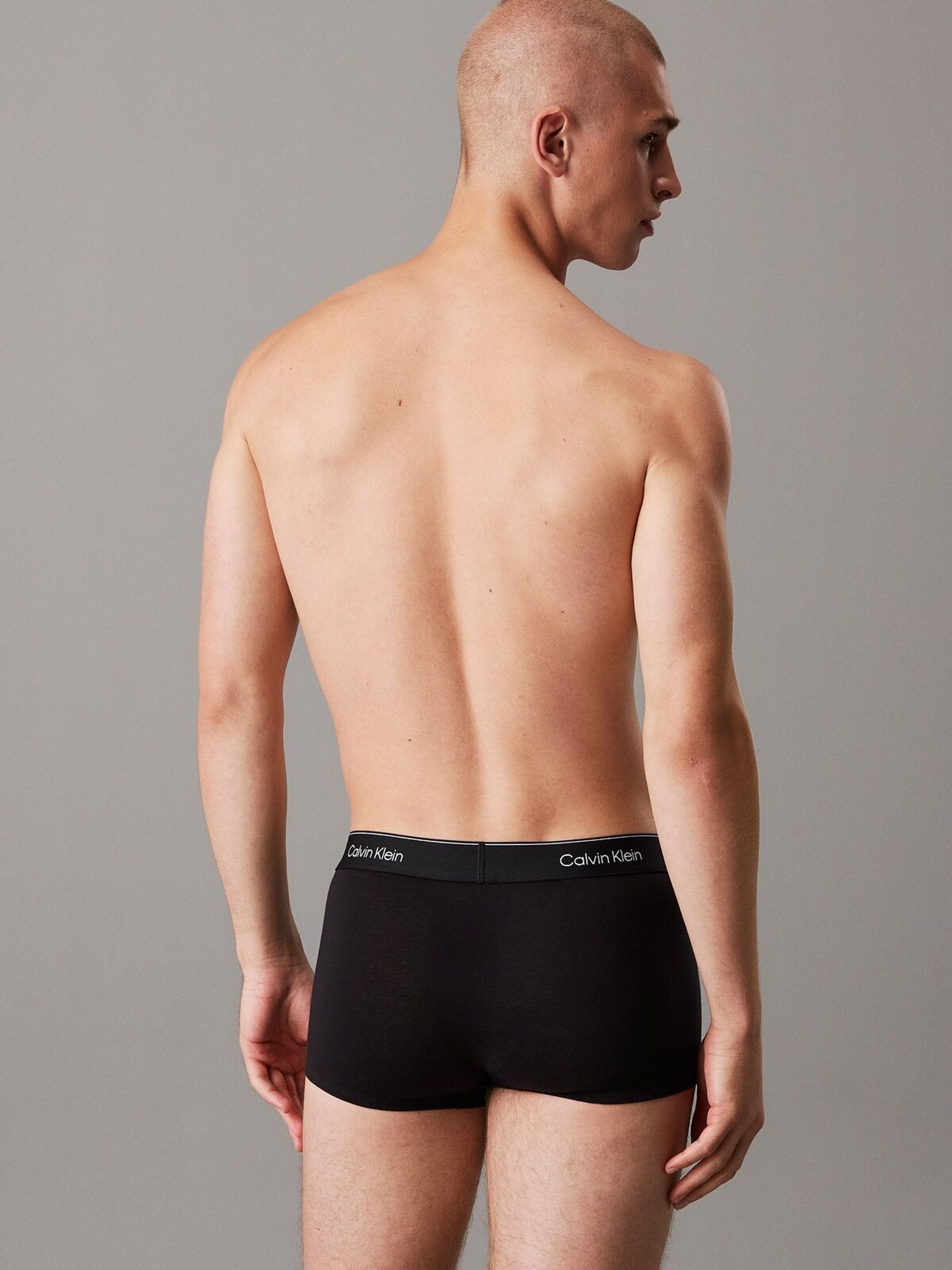 Zwart tonaal - Calvin Klein Icon Cotton Stretch 3 Pack Low Rise Boxer Trunks