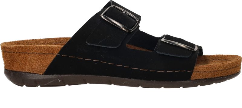 Rohde Slippers Zwart Dames