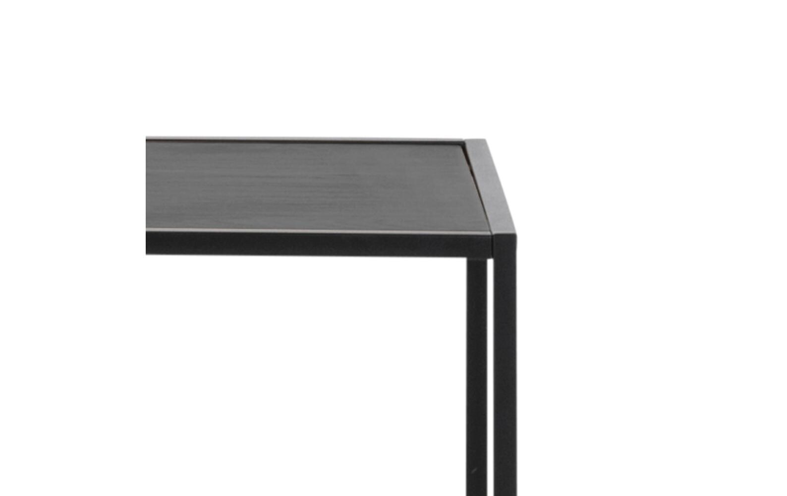 Regal Seaford 114 x 35 x 185 cm, Schwarz<br>Bücherregal