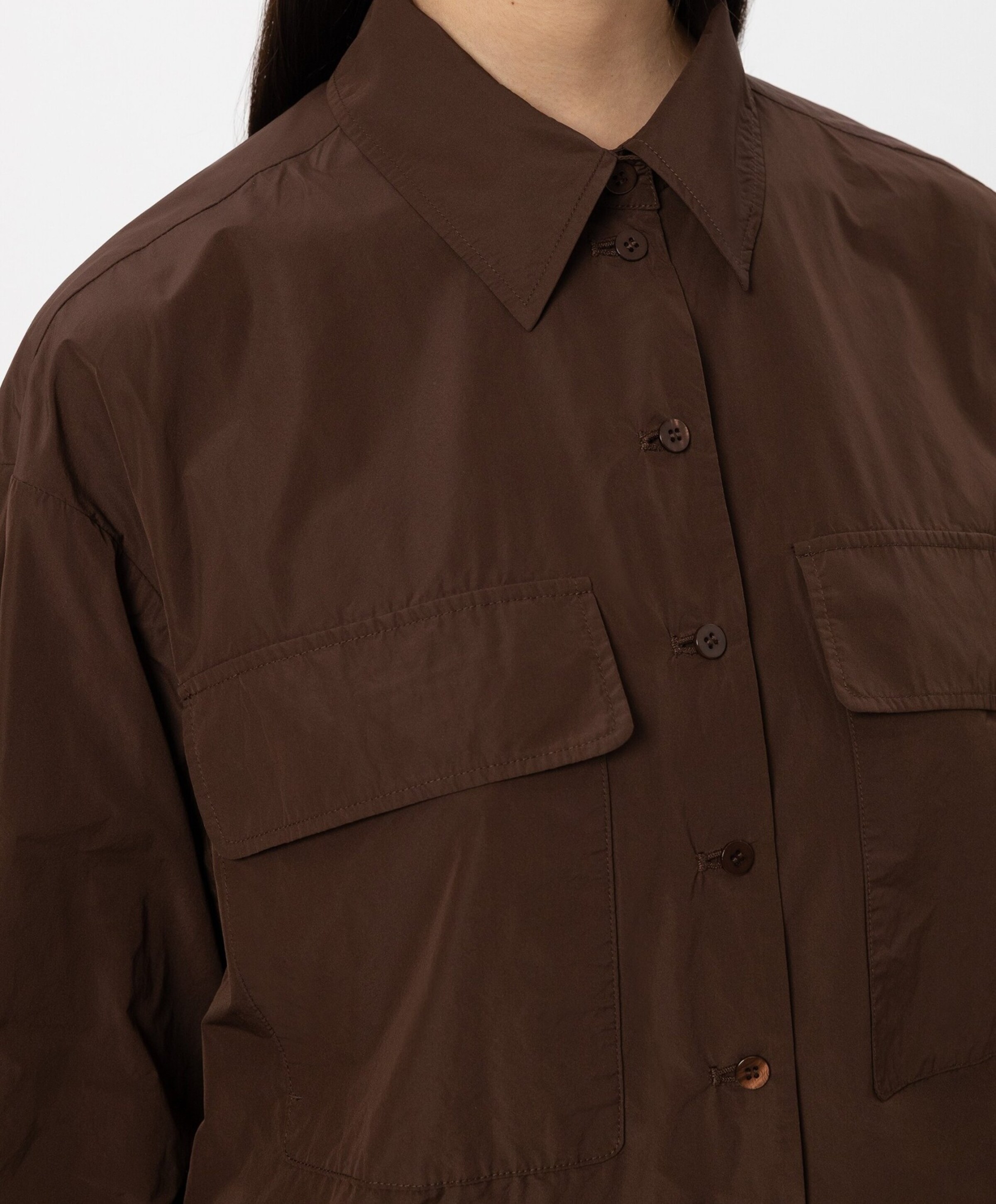 LUISA CERANO Dames blouse bruin