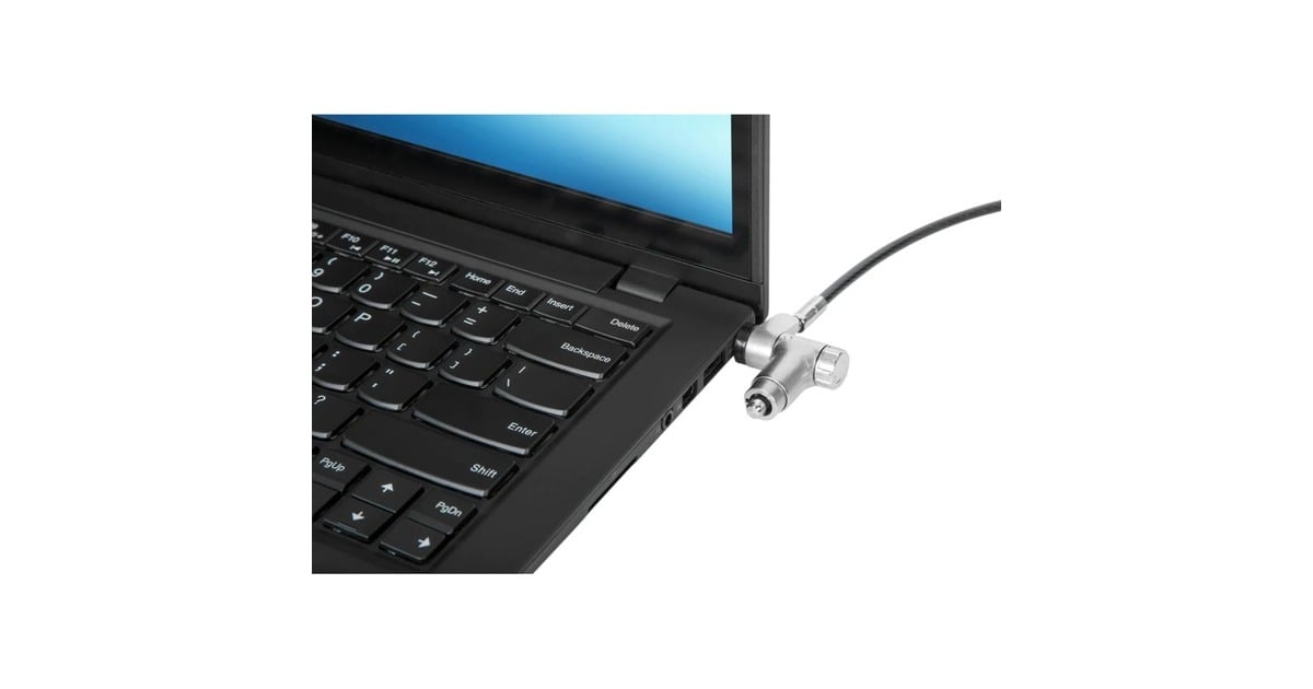 TargusDEFCON Ultimate Universal Master Keyed Cable Lock with Slimline Adaptable Lock Head diefstalbeveiliging  (Zilver, 25 stuks)