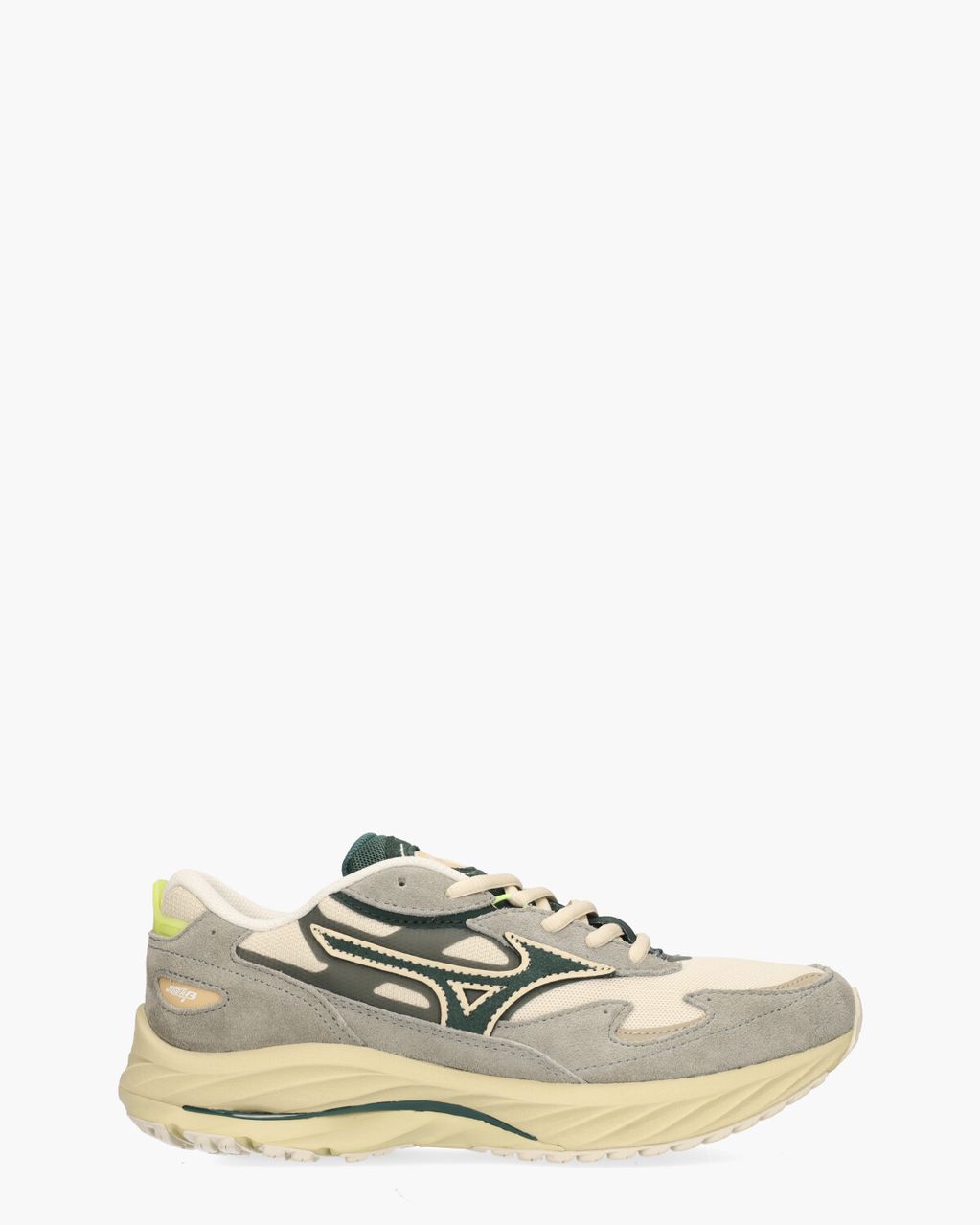 Mizuno Wave Rider Beta Groen/Off-White Herensneakers