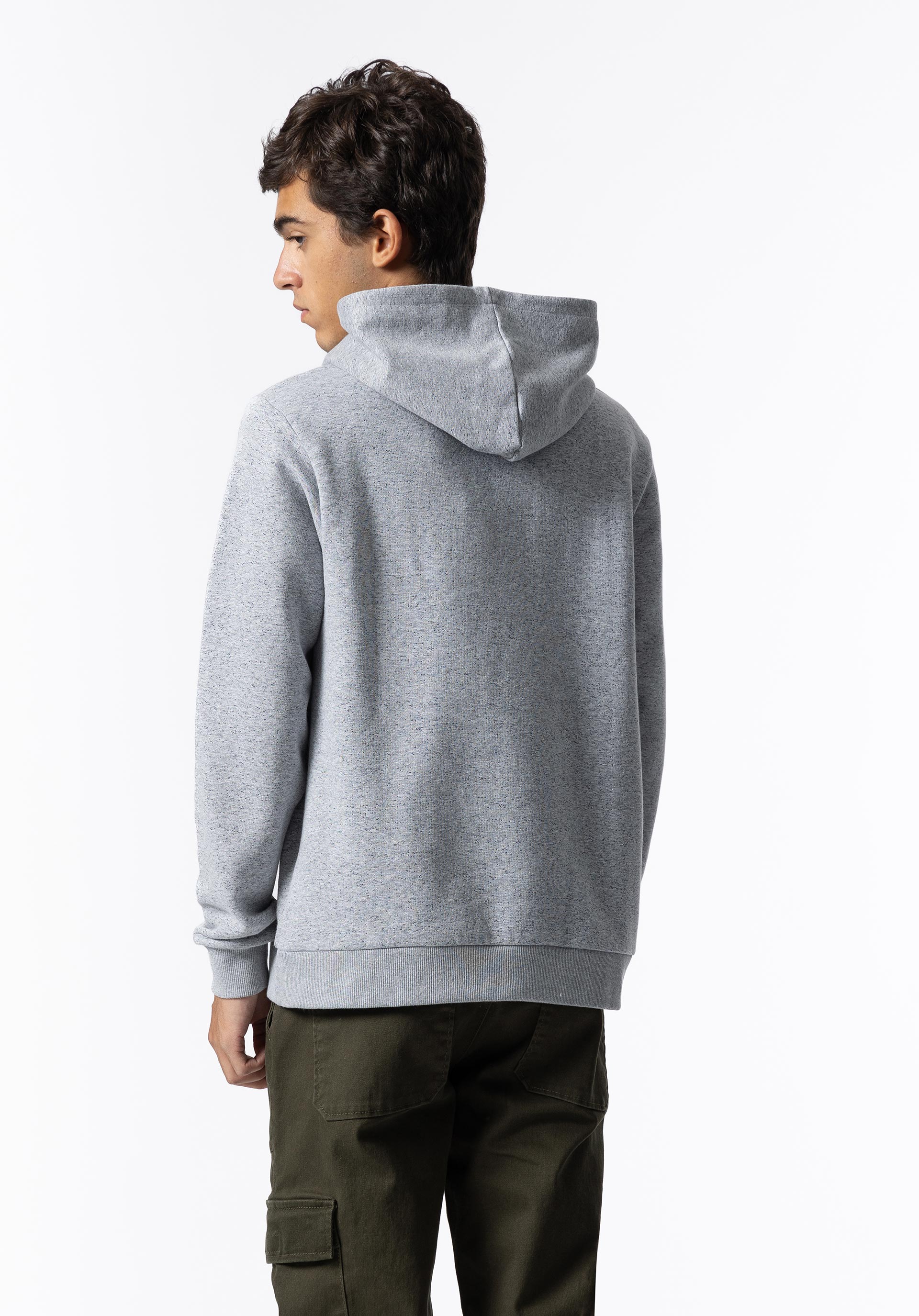 Hoodie com Bordado Frontal