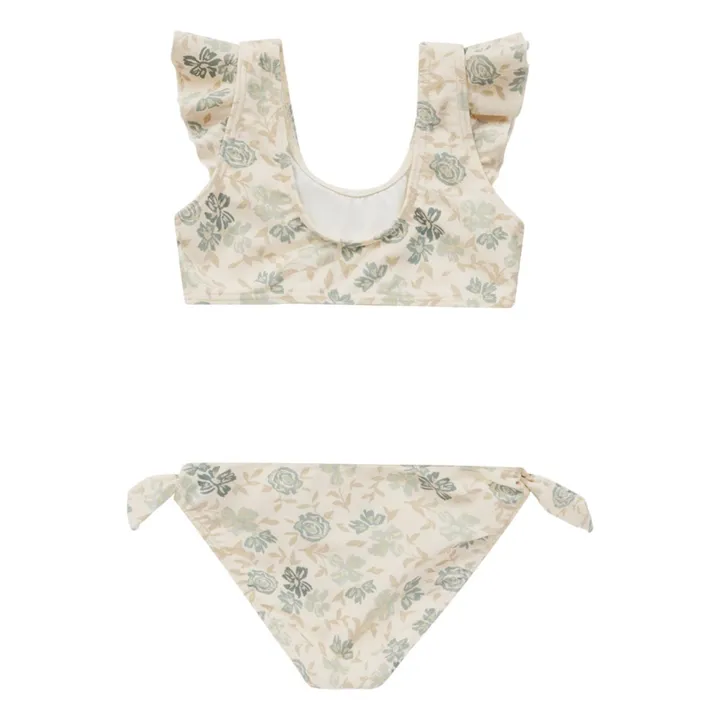 Rylee + Cru Maillot 2 Pièces Ojai Fleuri | Blanc cassé