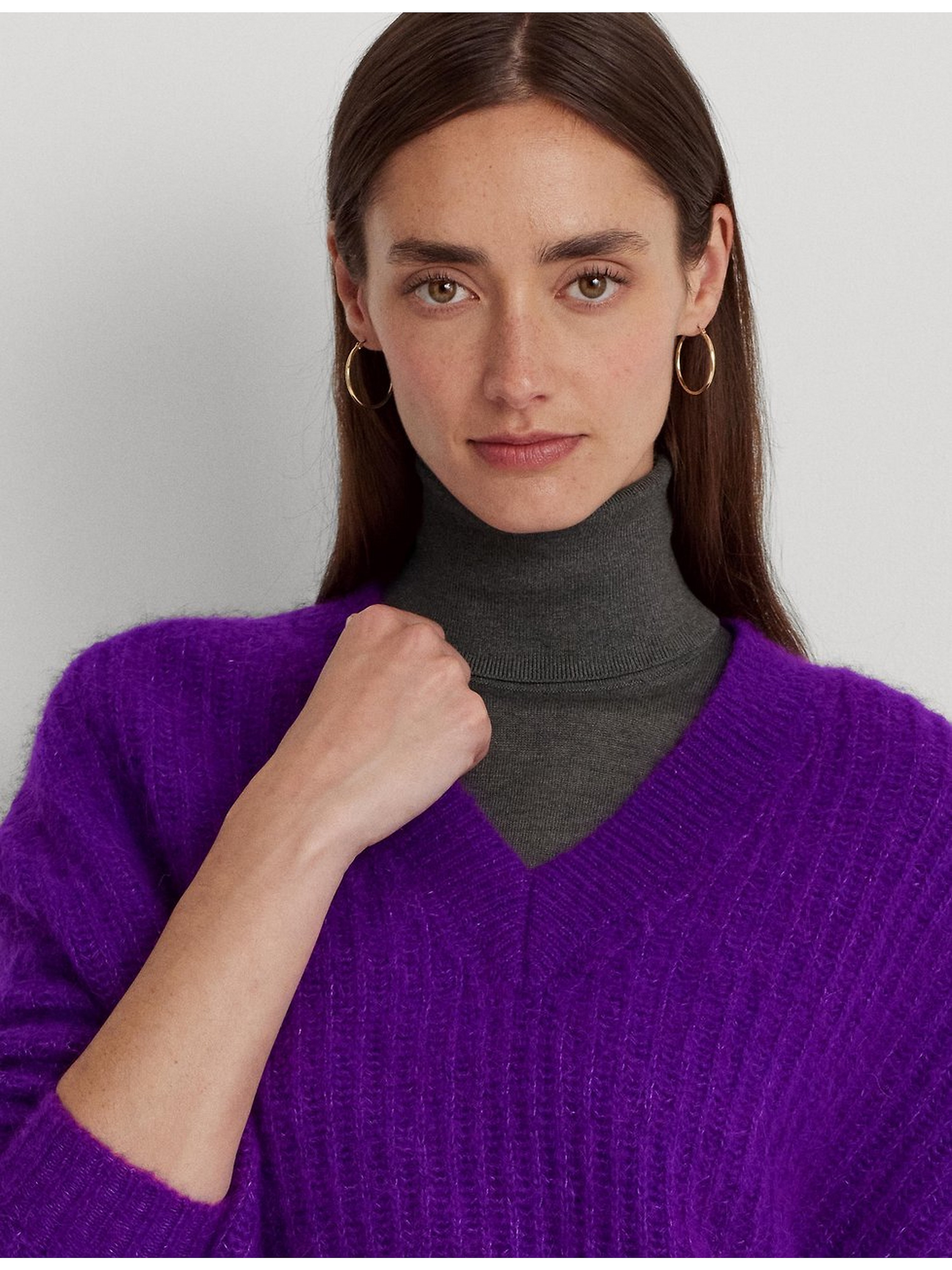 Pullover mit V-Ausschnitt