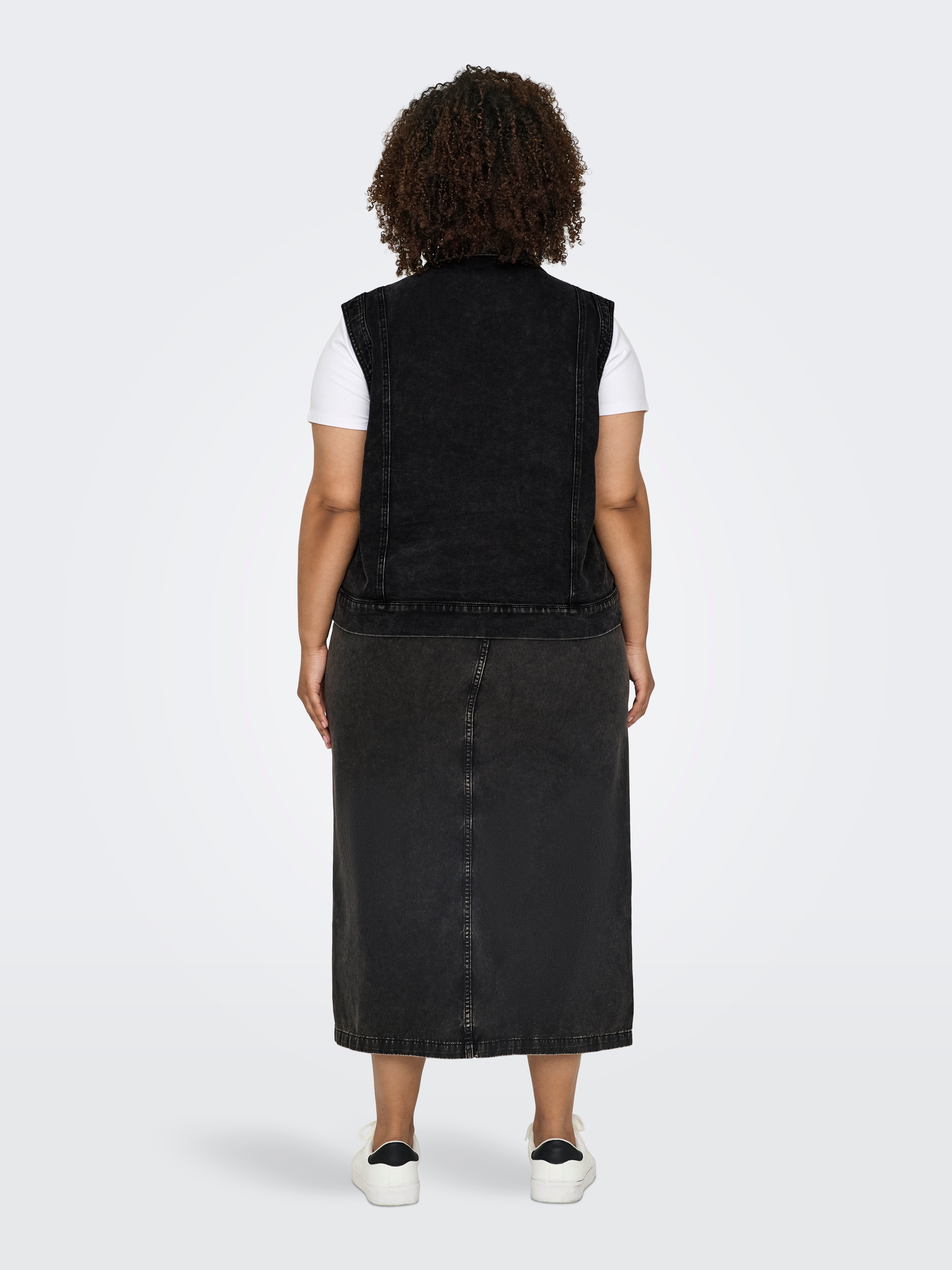 CARMIA Weste Black Denim