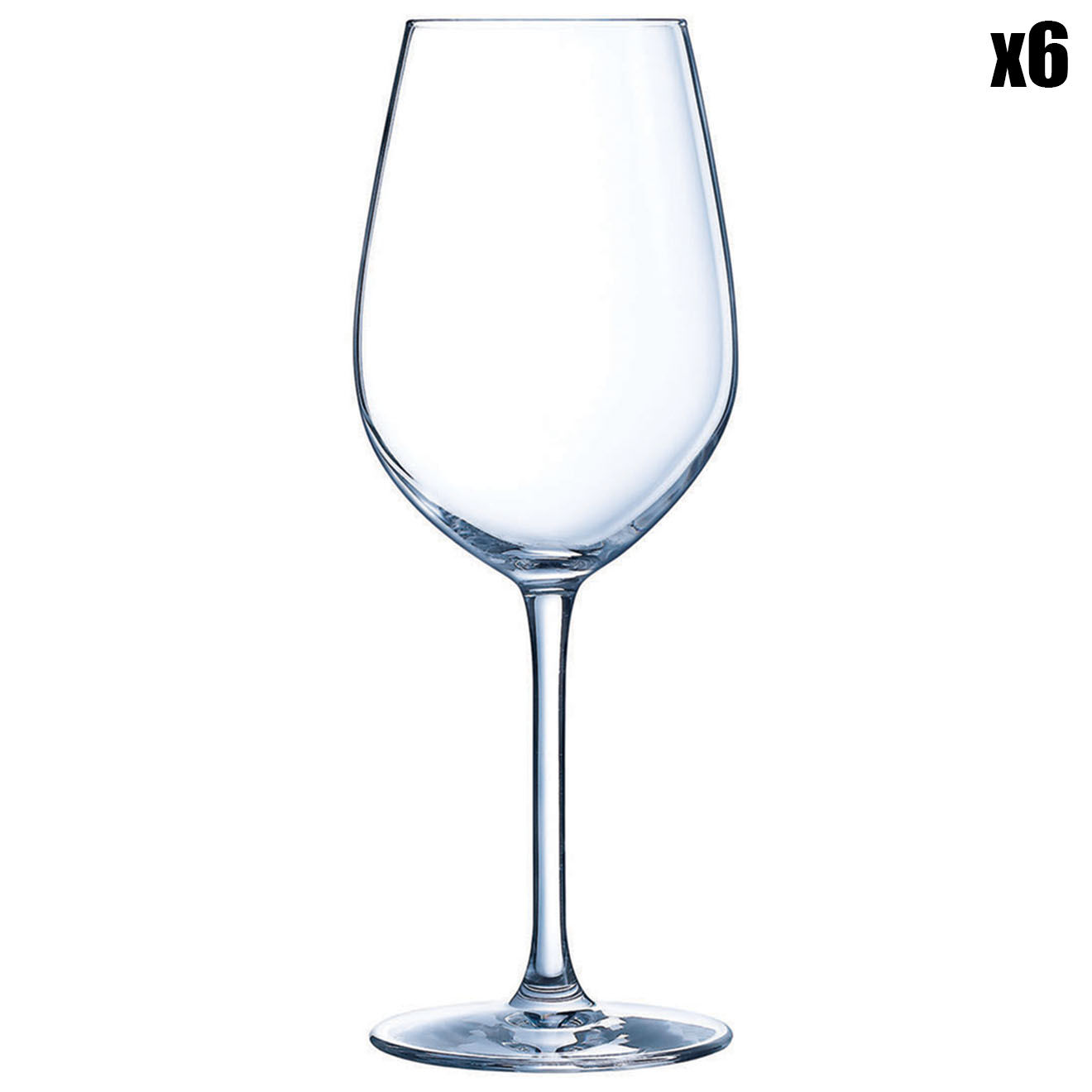 Chef & Sommelier 6 Verres à pied Séquence transparents - 35 cl