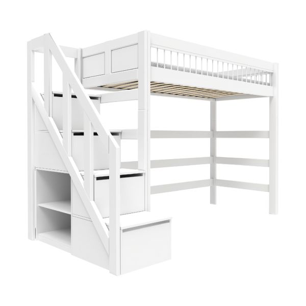 LifeTime Breeze Hoogslaper – Trapkast – LuxeLattenbodem