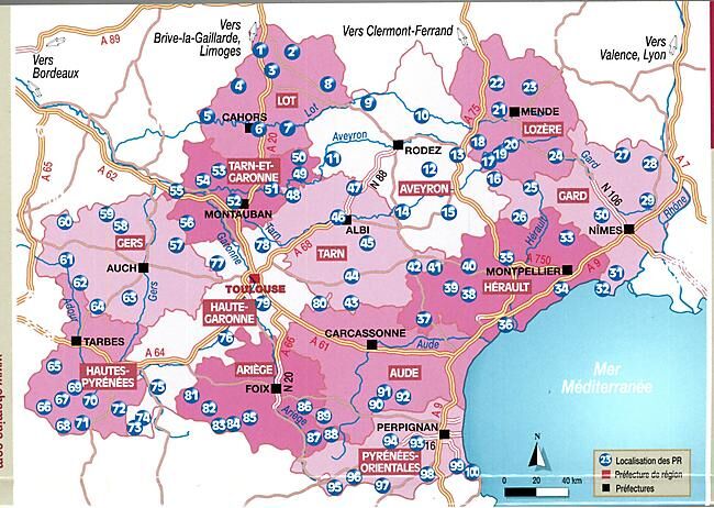 CHAMINA - 100 PLUS BEAUX SENTIERS OCCITANIE