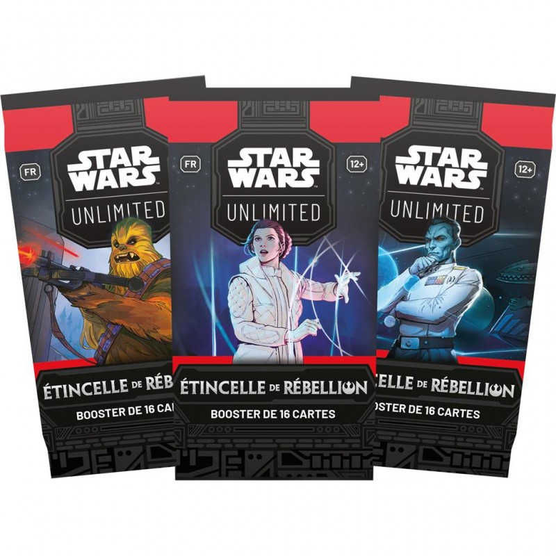 Star Wars Unlimited : Etincelle de Rébellion - Boite de 24 Boosters