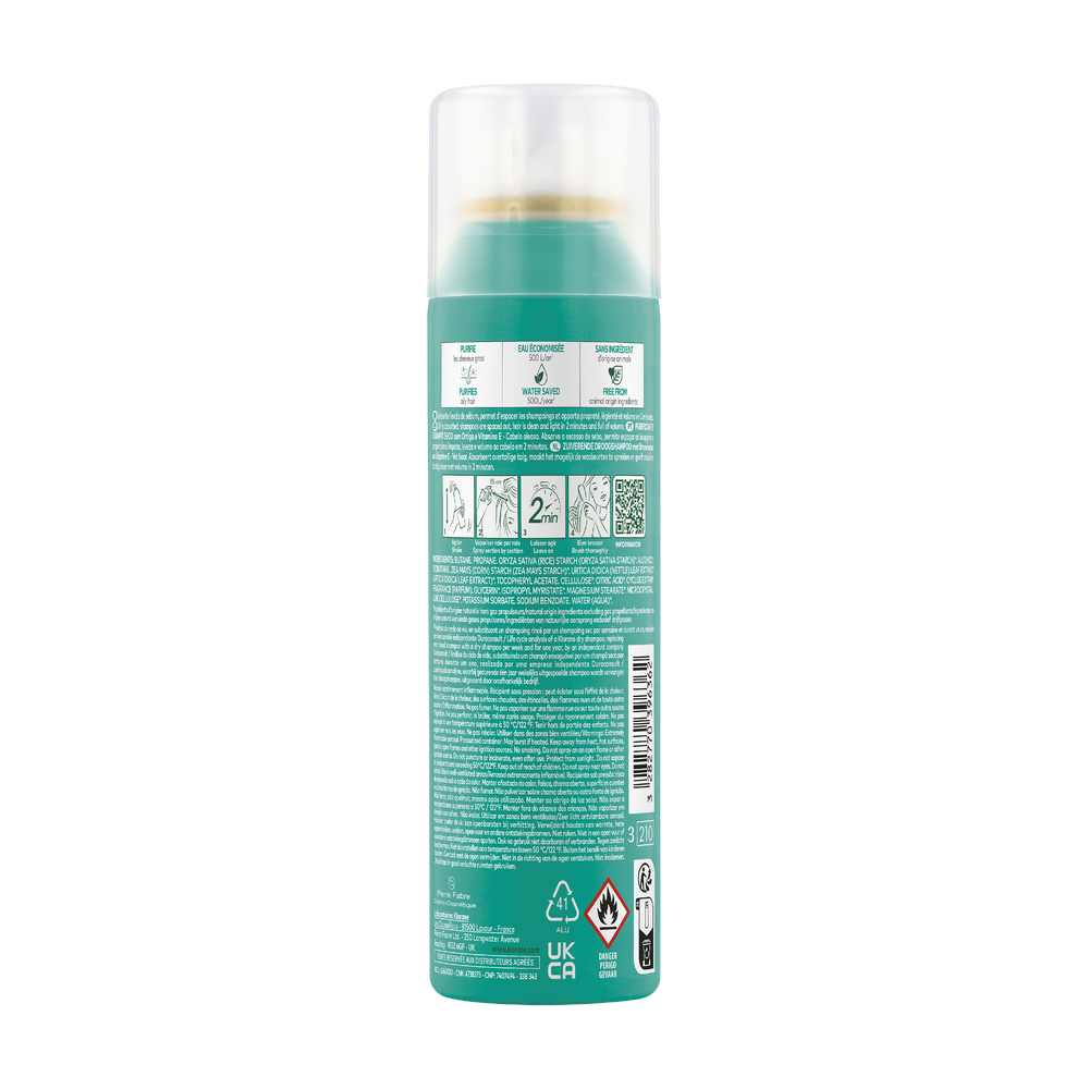 Klorane Trockenshampoo<br>150 ml, Aerosol Spray, Brennnessel