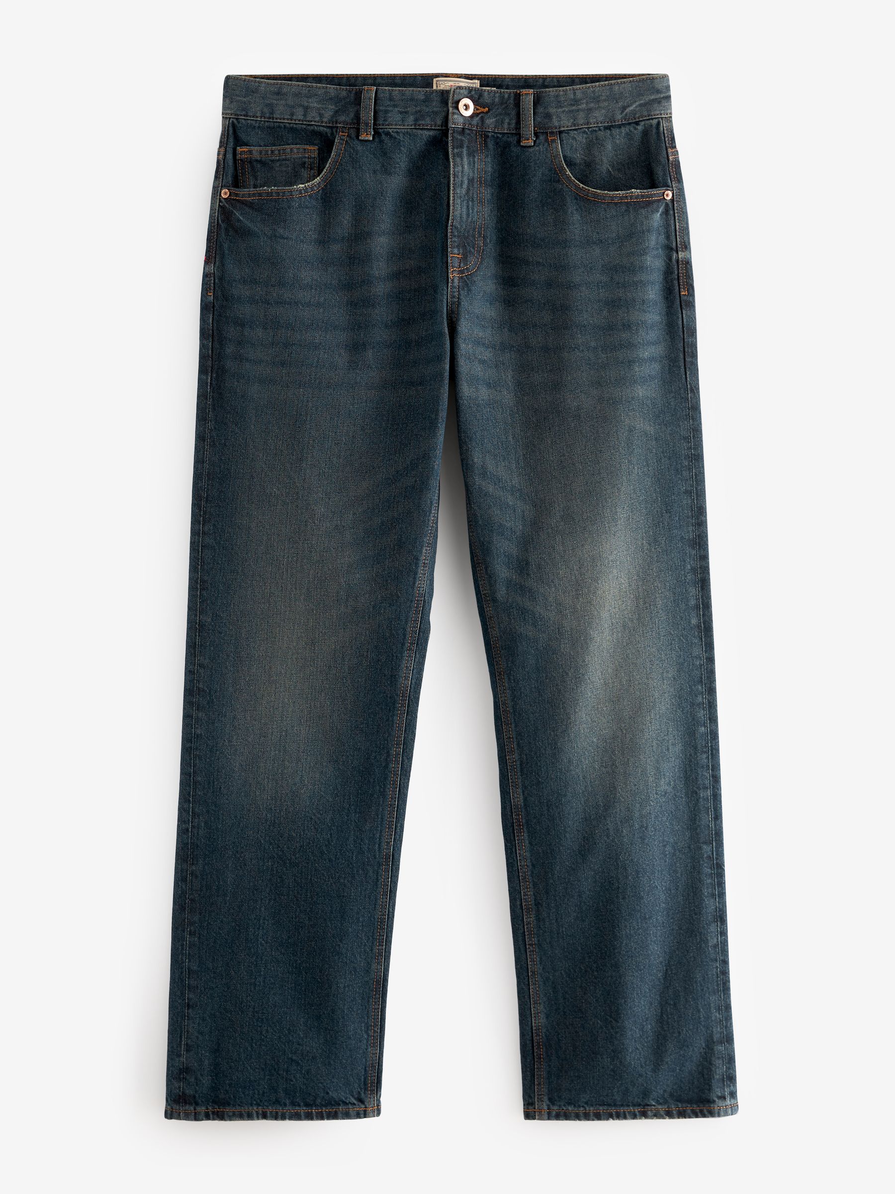 Blauwe tint - Relaxed fit - 100% katoenen authentic jeans