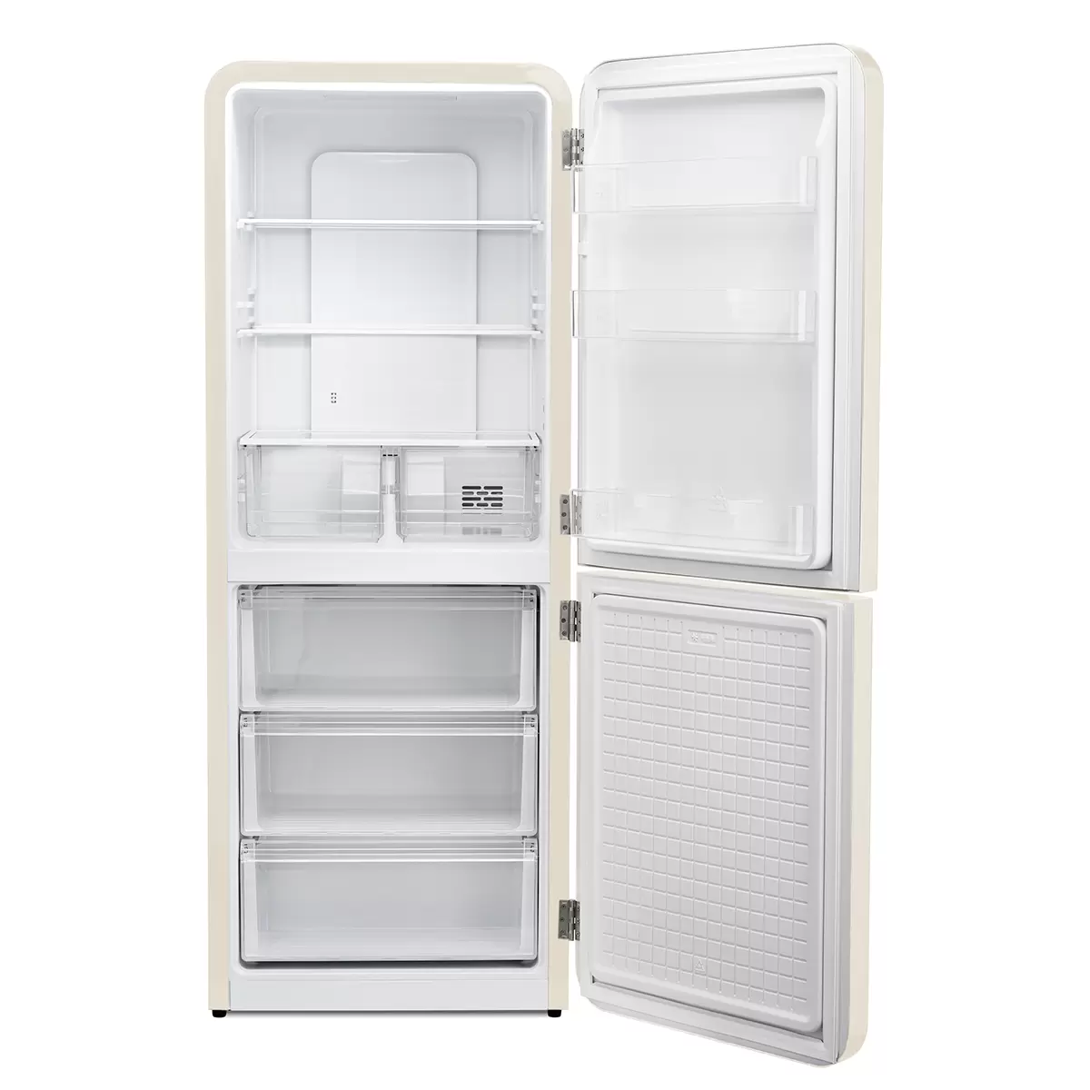 Kühl-/Gefrierschrank Frescolino Classic 401L Creme Creme