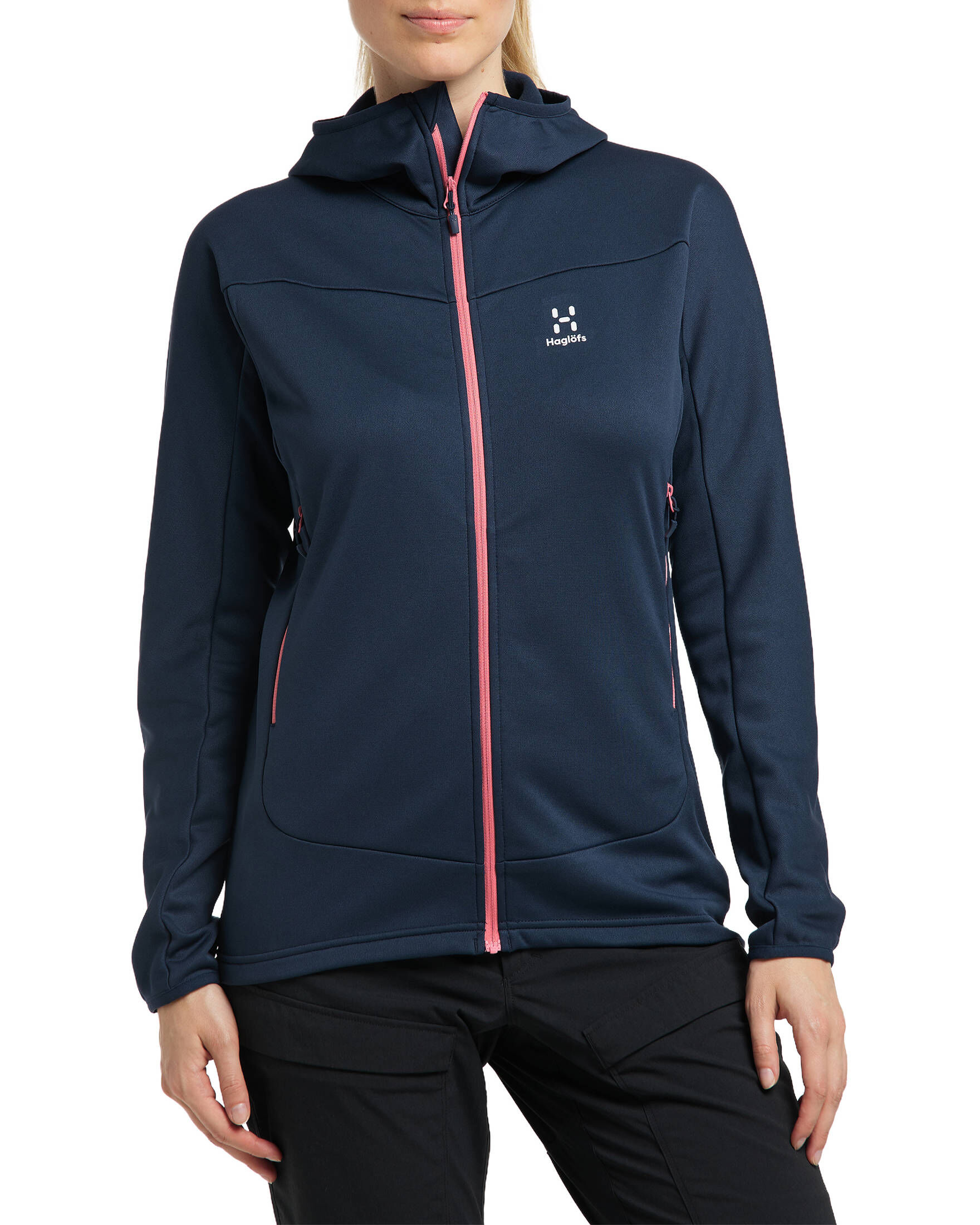 Haglöfs| Damen Fleecejacke Frost Mid Hood