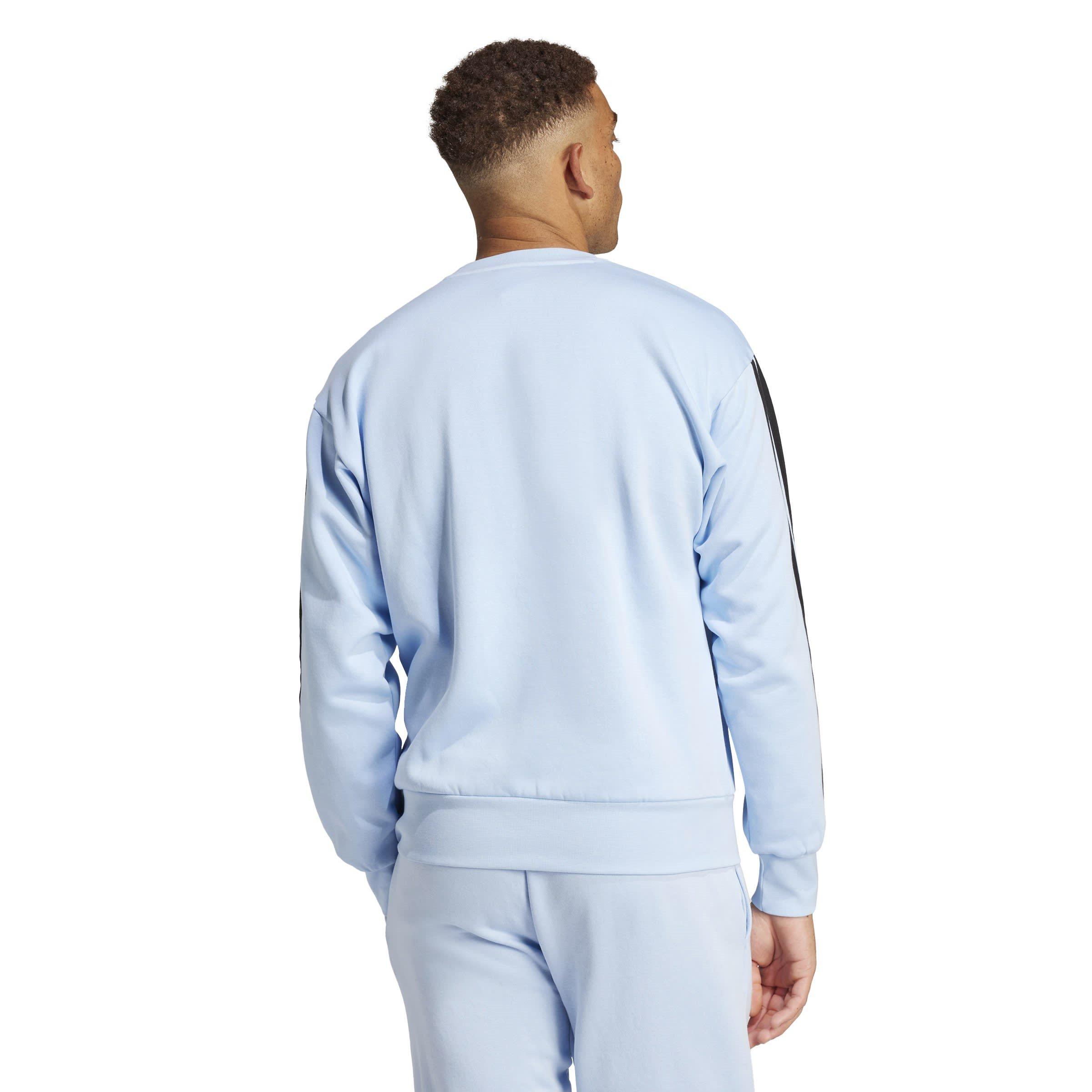 adidas Essentials 3-Stripes Fleece Sweatshirt Mens