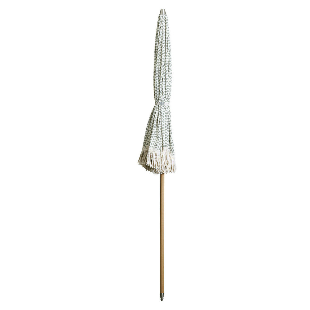 Parasol de plage umbra couleur vert/sable