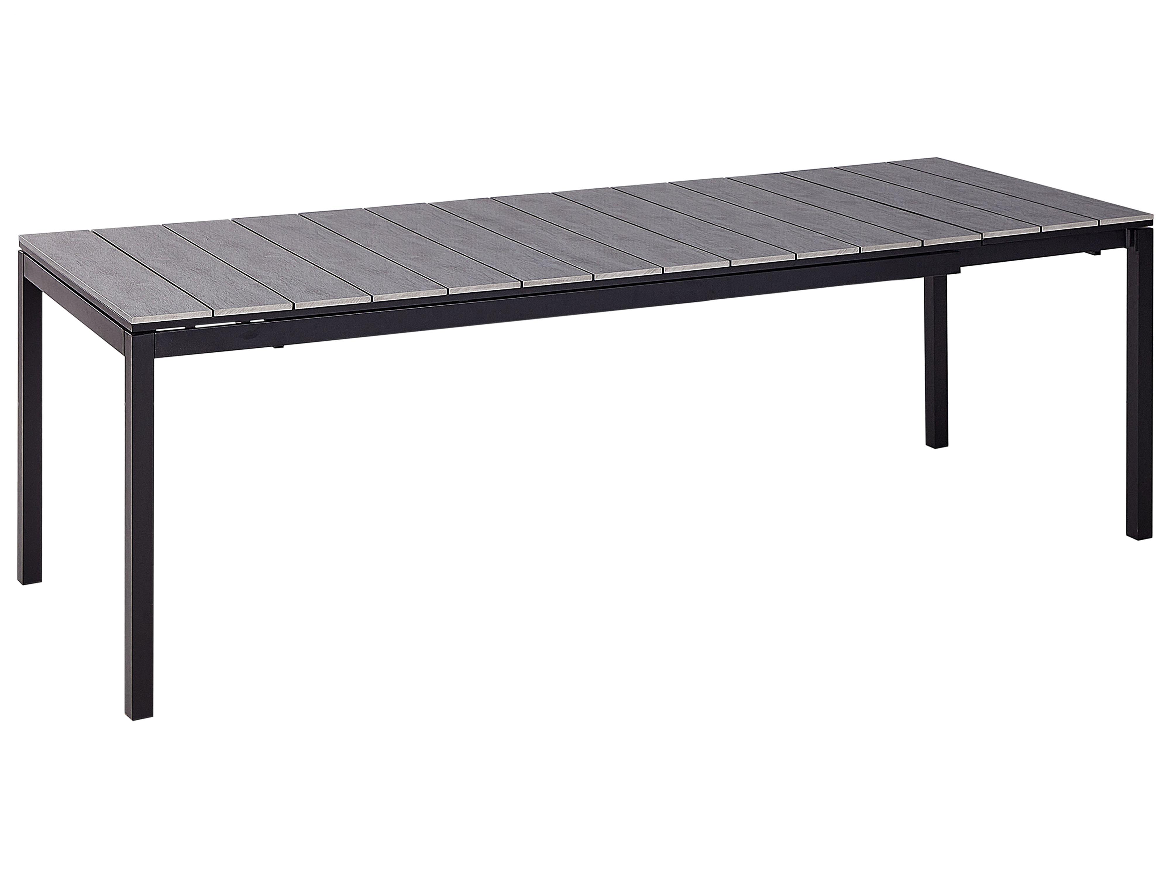 Uitschuifbare tuintafel TOFANE 198/248 cm 90 cm Grijs