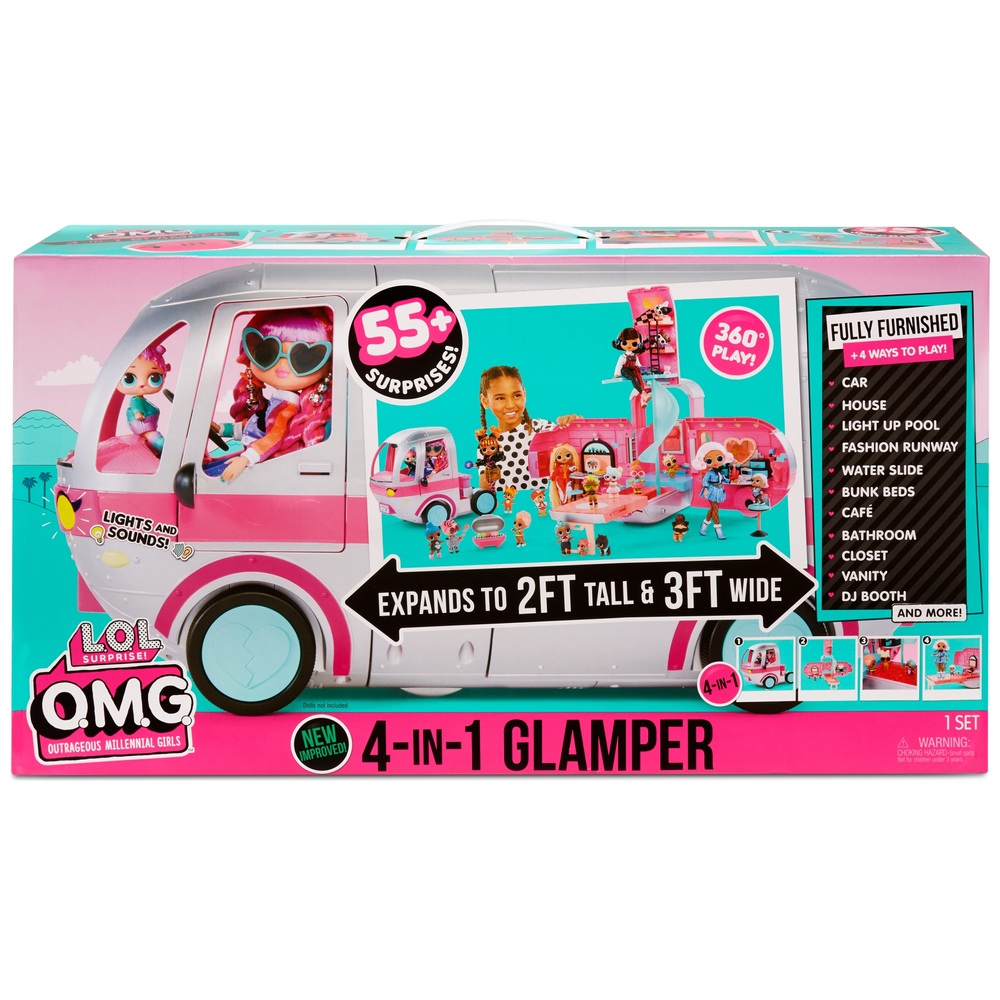 LOL Surprise! OMG 4-in-1 Glamper mit über 55 Überraschungen