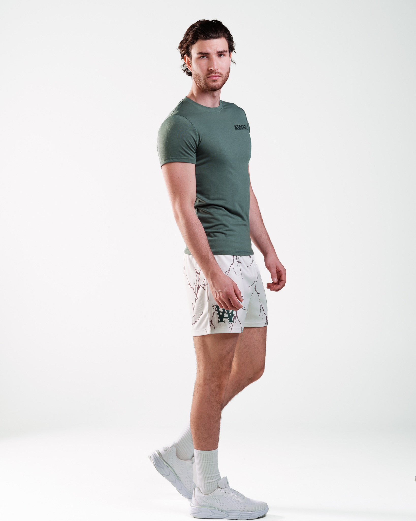 AWARE Fitted Tee Green