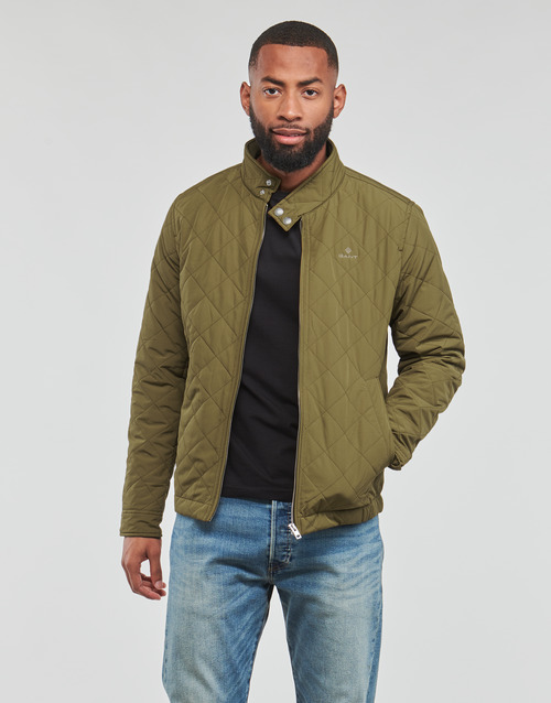 Gant - QUILTED WINDCHEATER Kaki
