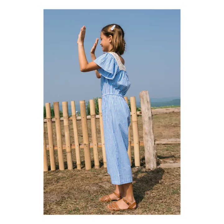 Kidsagogo Combinaison Pasquel Rayée | Bleu
