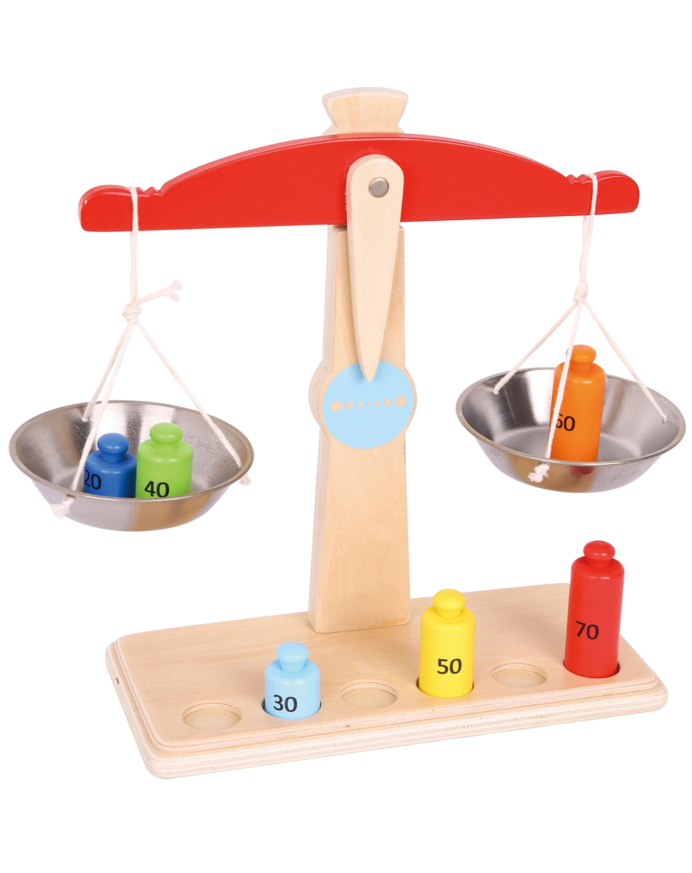 Holz-Waage SCALE in bunt