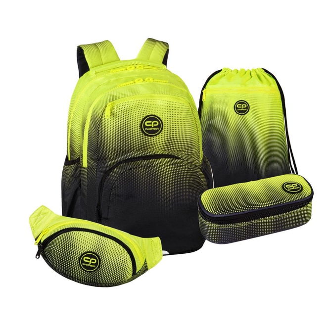 Schulranzen Set - 4-teilig - Gradient Lemon