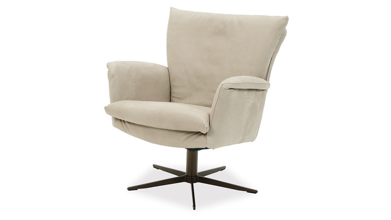 Draaifauteuil Marlieke B75 x D78 x H87 cm