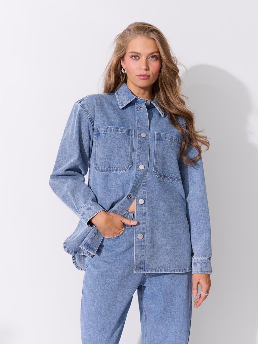 Estelle denimskjorte Super Stonewashed